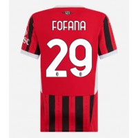 Maglia Calcio AC Milan Youssouf Fofana #29 Prima Divisa Donna 2024-25 Manica Corta